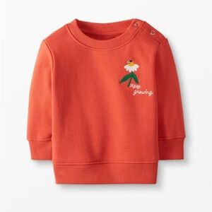 Hanna Andersson Sweatshirt in organic French Terry with Embroidered detail
